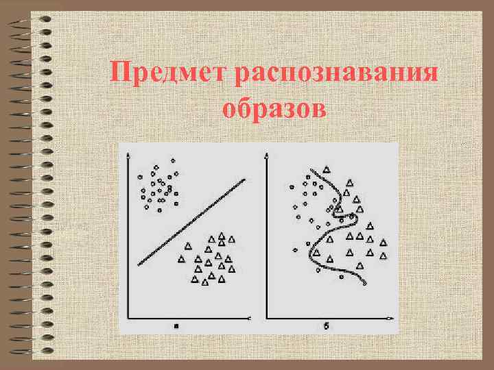 Предмет распознавания образов 