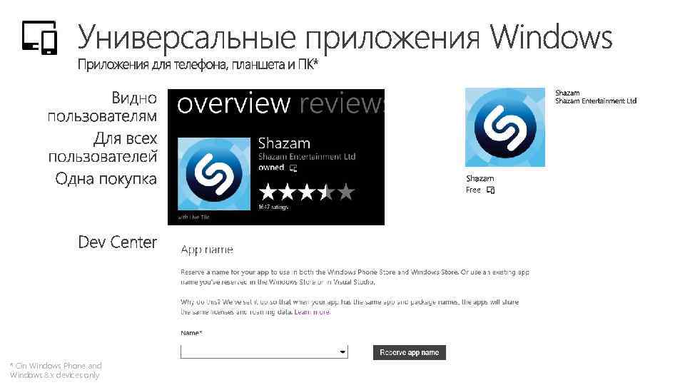 Free * On Windows Phone and Windows 8. x devices only 