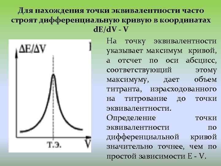 Дифференциальные кривые