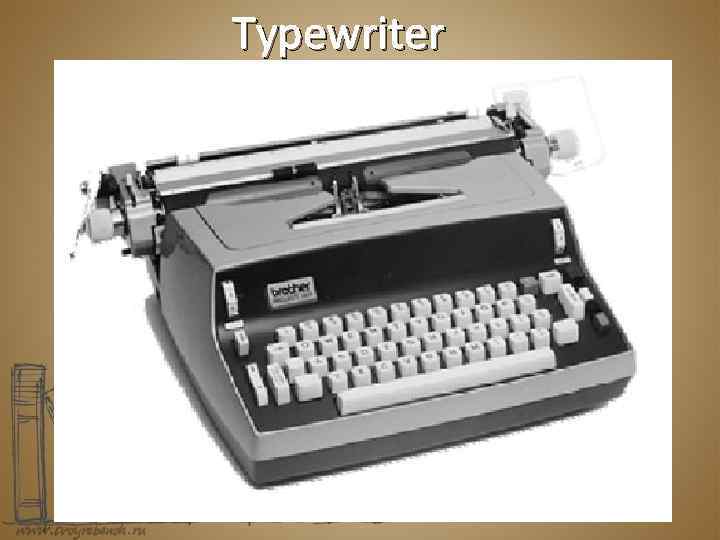 Typewriter 