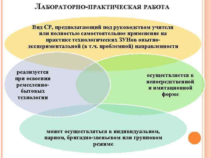 Практические методы обучения лабораторная работа