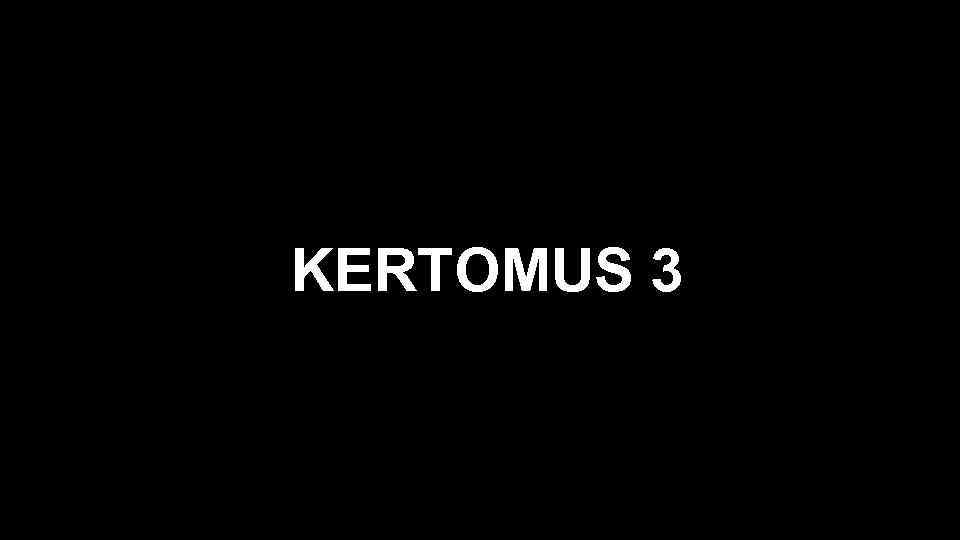 KERTOMUS 3 