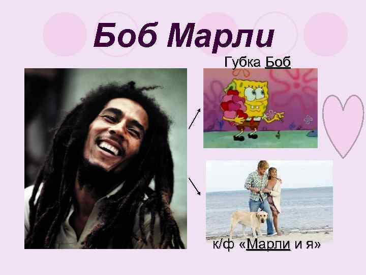 Боб Марли Губка Боб к/ф «Марли и я» 