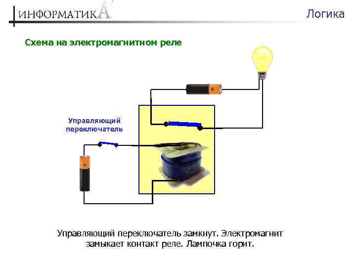 Логические схемы на реле