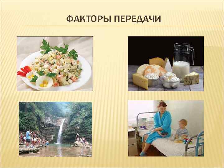 ФАКТОРЫ ПЕРЕДАЧИ 