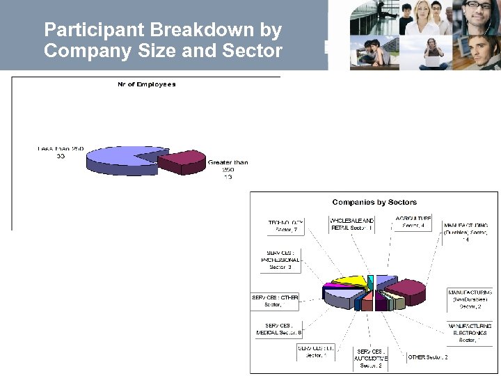 Participant Breakdown by Company Size and Sector 