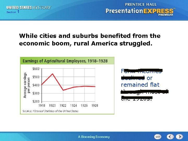 125 Section Chapter Section 1 While cities and suburbs benefited from the economic boom,