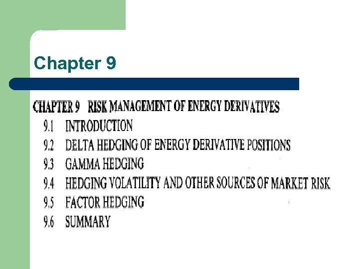Chapter 9 