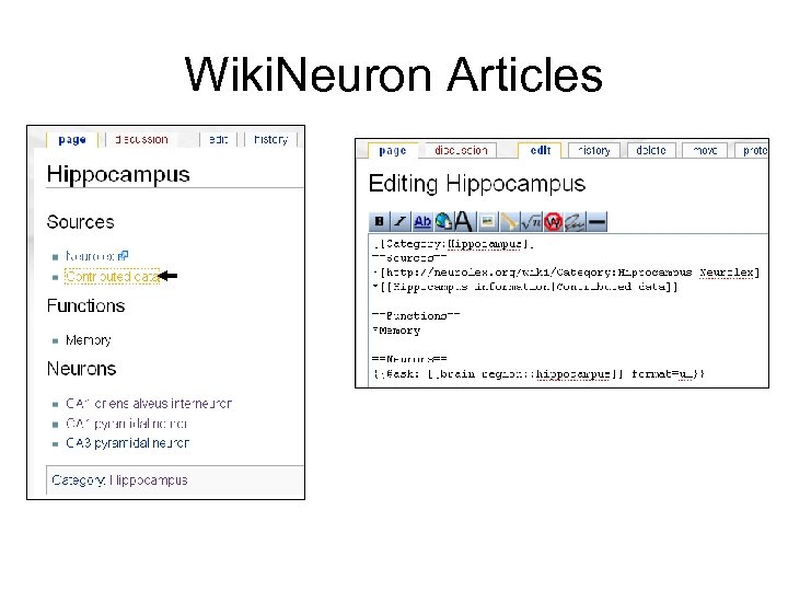 Wiki. Neuron Articles 