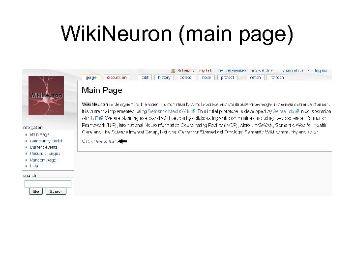 Wiki. Neuron (main page) 