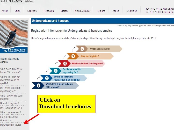 Click on Download brochures 