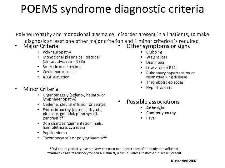 MRC Centre for Neuromuscular Disease Neuropathies associated with