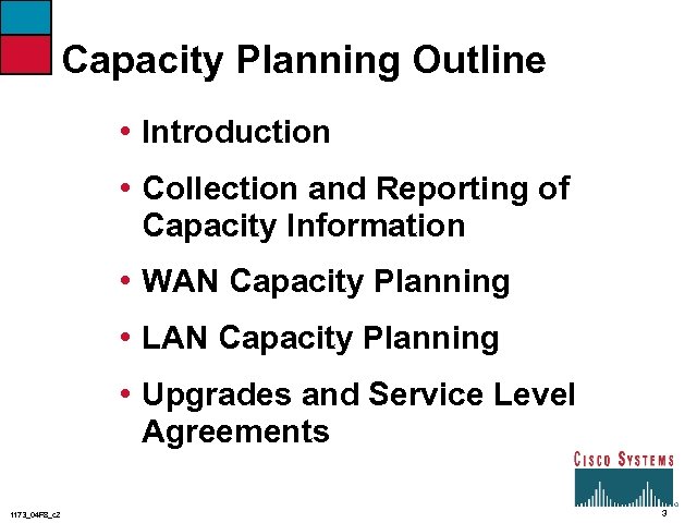 Capacity Planning For Enterprise Networks An Overview Of