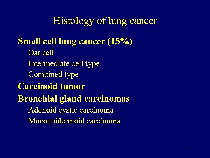 Malignant Neoplasm of Lung Dr Edit Csada 13