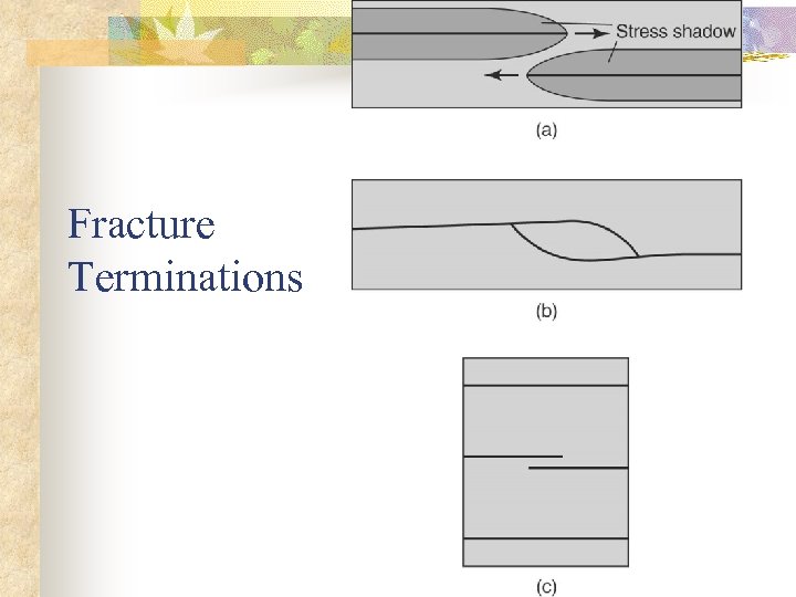 Fracture Terminations 