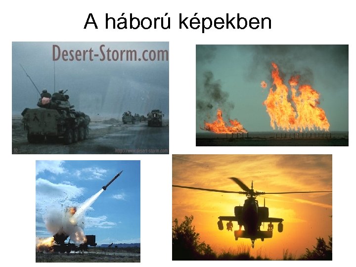 A háború képekben 