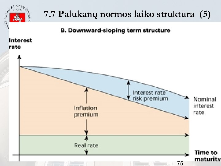 7. 7 Palūkanų normos laiko struktūra (5) 75 