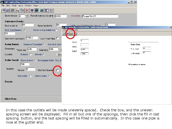 In this case the outlets will be made unevenly spaced. Check the box, and