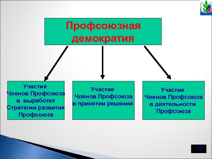 Профсоюзная демократия Участие Членов Профсоюза в выработке Стратегии развития Профсоюза Участие Членов Профсоюза в