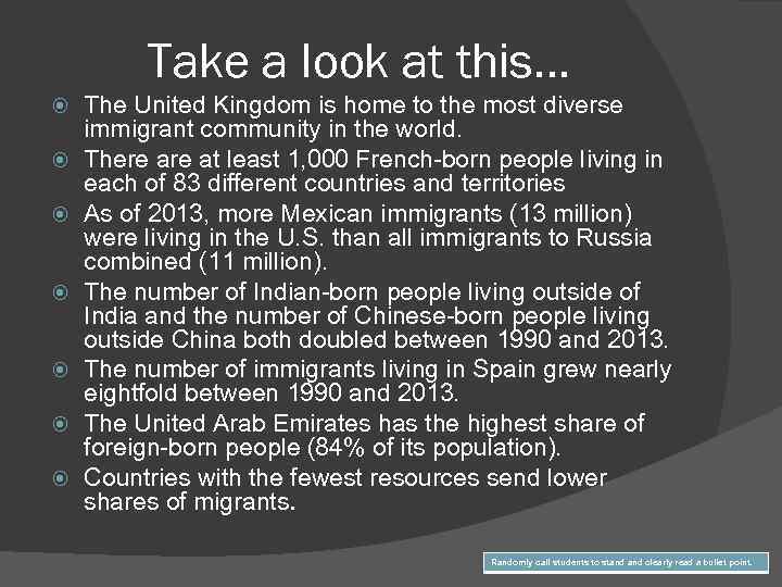 Take a look at this… The United Kingdom is home to the most diverse