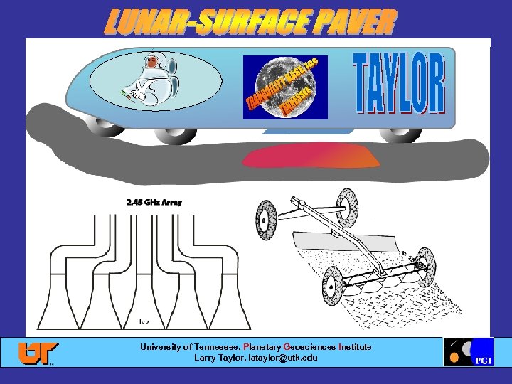 University of Tennessee, Planetary Geosciences Institute Larry Taylor, lataylor@utk. edu 