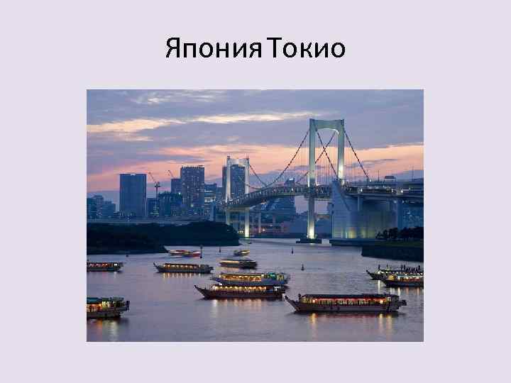 Япония Токио 