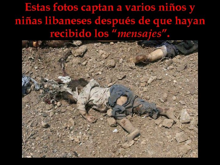 Estas fotos captan a varios niños y niñas libaneses después de que hayan recibido