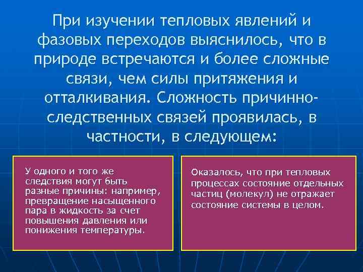 При изучении тепловых явлений и фазовых переходов выяснилось, что в природе встречаются и более
