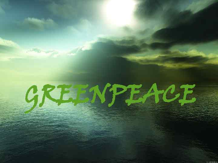 GREENPEACE 