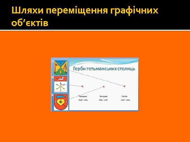 Шляхи переміщення графічних об’єктів 
