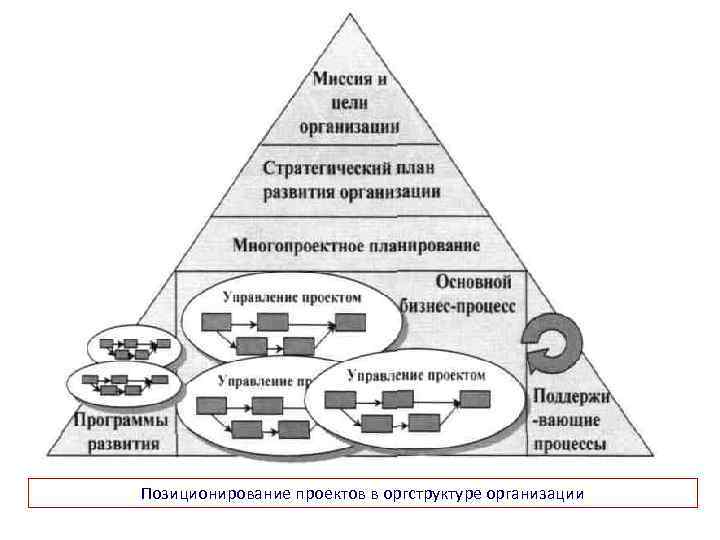 Позиционирование проектов в оргструктуре организации 