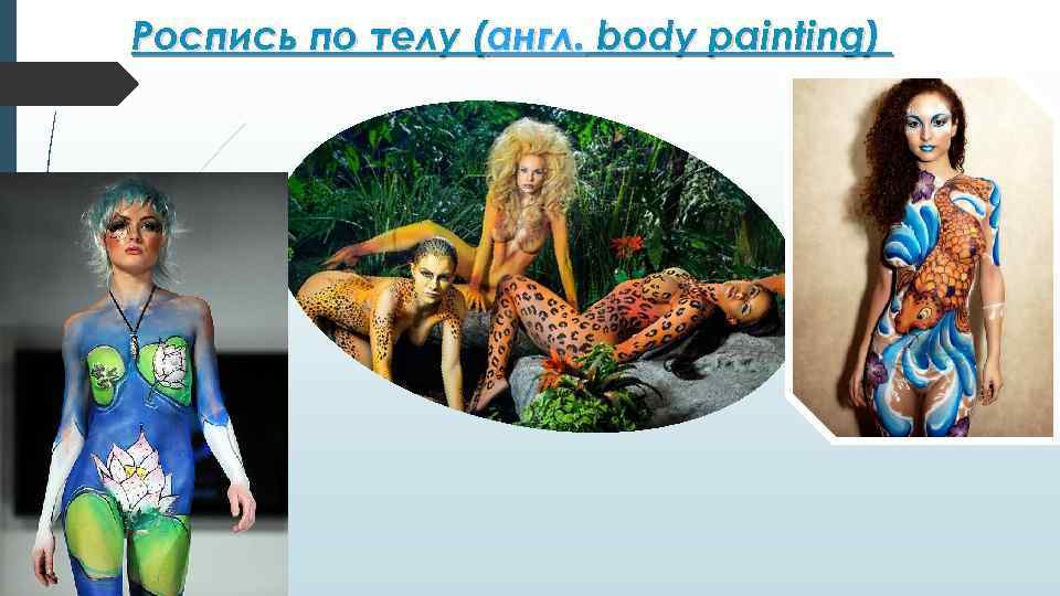 Роспись по телу (англ. body painting) 