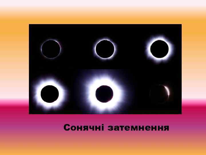 Сонячні затемнення 