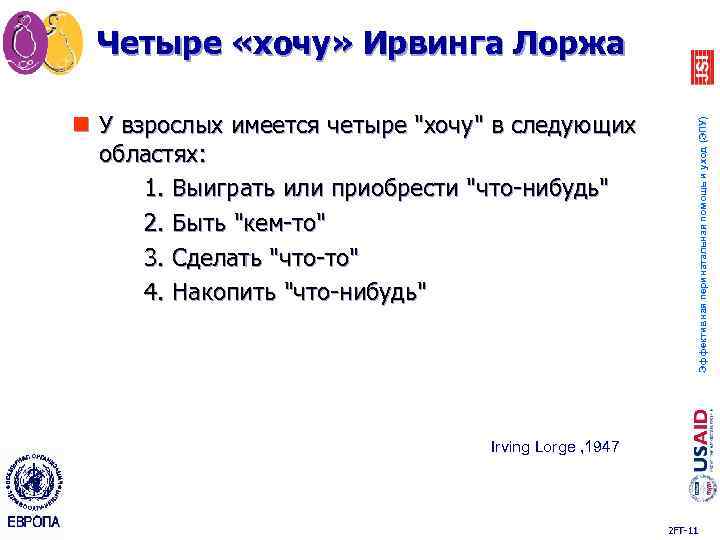 n У взрослых имеется четыре 