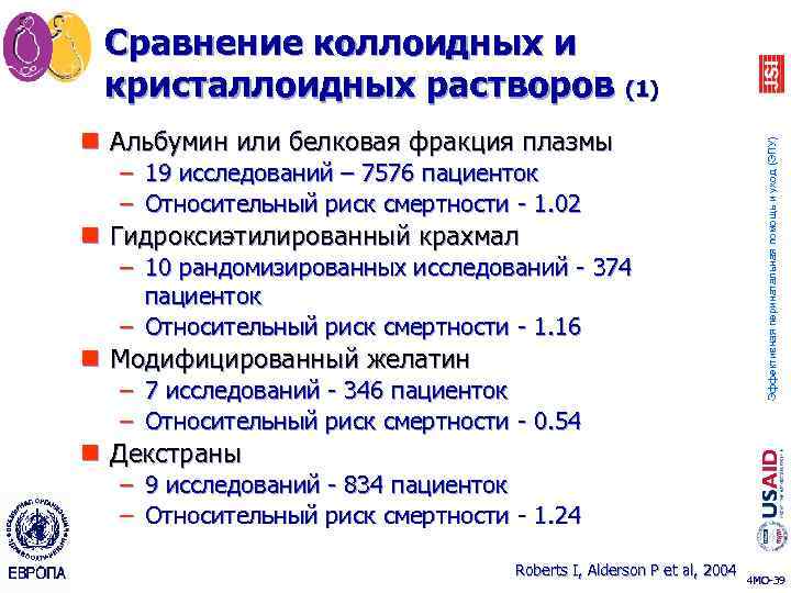 n Альбумин или белковая фракция плазмы – 19 исследований – 7576 пациенток – Относительный