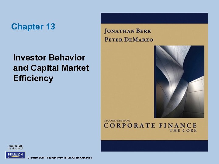 Chapter 13 Investor Behavior And Capital Market Efficiency