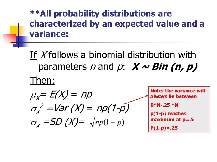 Examples Of Discrete Probability Distributions The Binomial And