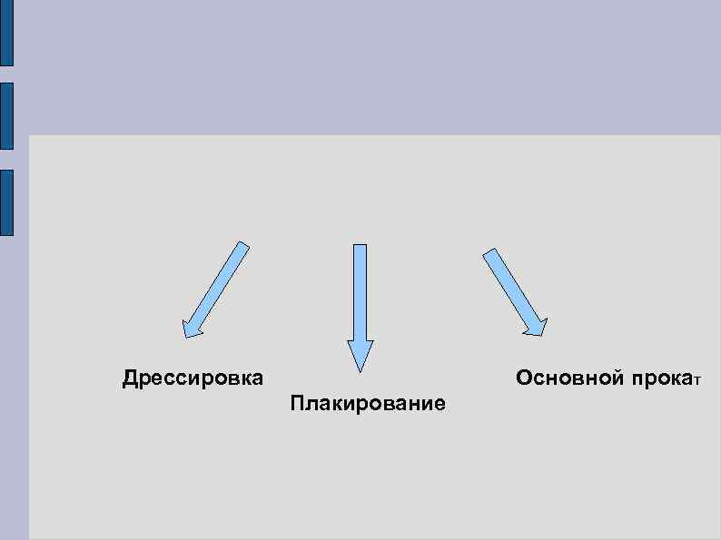 Дрессировка Основной прокат Плакирование 