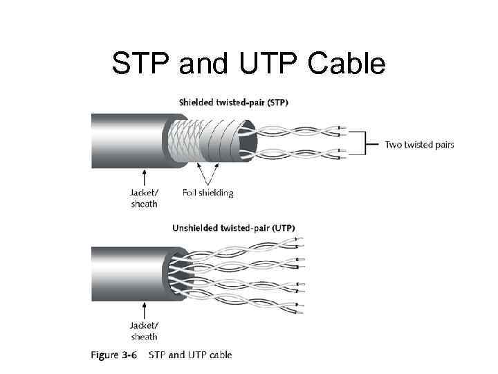 STP and UTP Cable 