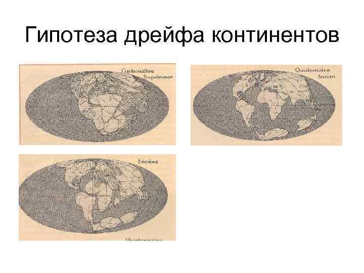 Гипотеза дрейфа континентов 