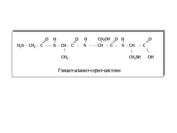 O H О Н 2 N - CH 2 - C - - -