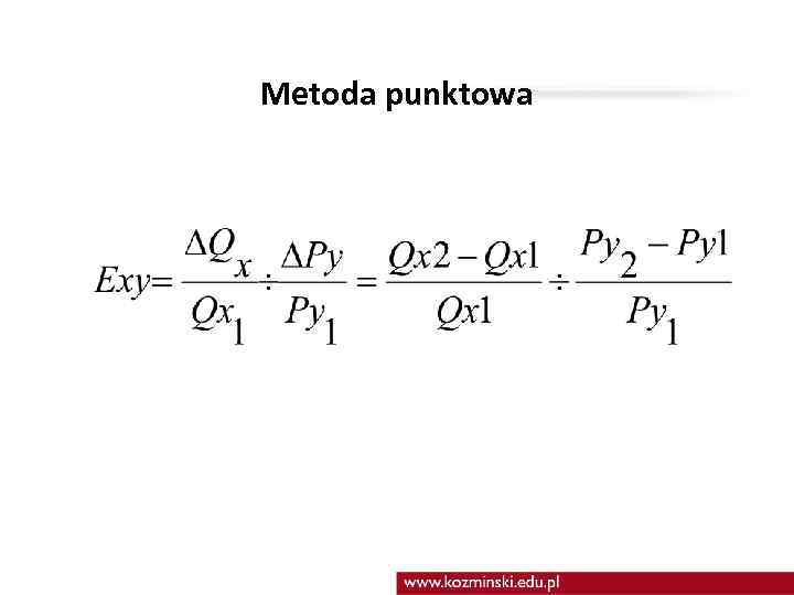 Metoda punktowa 