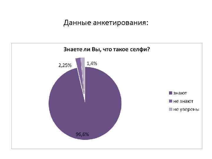 Данные анкетирования: 