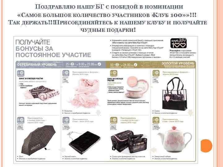 ПОЗДРАВЛЯЮ НАШУ БГ С ПОБЕДОЙ В НОМИНАЦИИ «САМОЕ БОЛЬШОЕ КОЛИЧЕСТВО УЧАСТНИКОВ « ЛУБ 100»