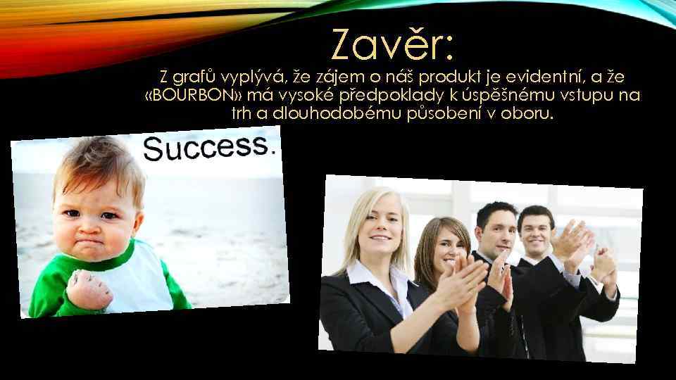 Zavěr: Z grafů vyplývá, že zájem o náš produkt je evidentní, a že «BOURBON»