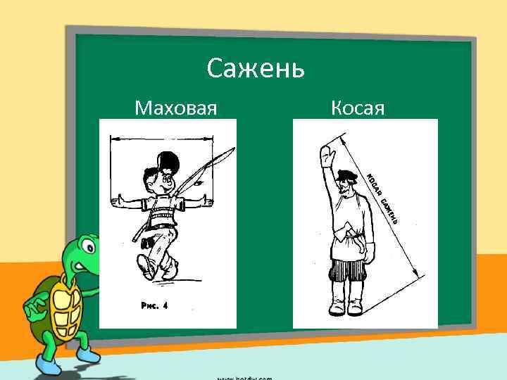 Сажень Маховая Косая 