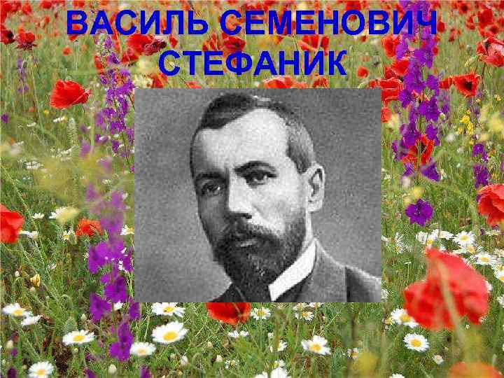 ВАСИЛЬ СЕМЕНОВИЧ СТЕФАНИК 