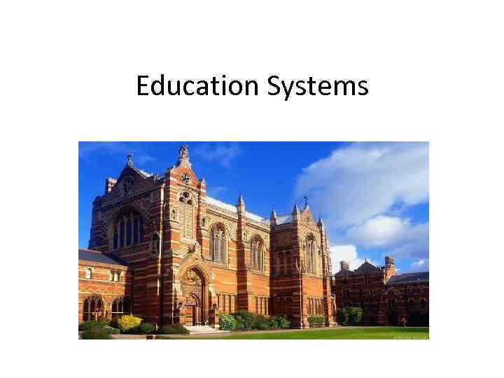Education Systems 