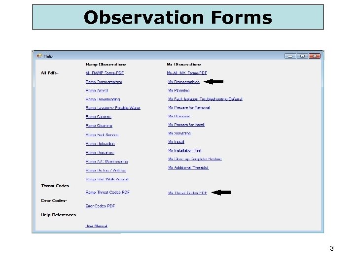 Observation Forms 3 