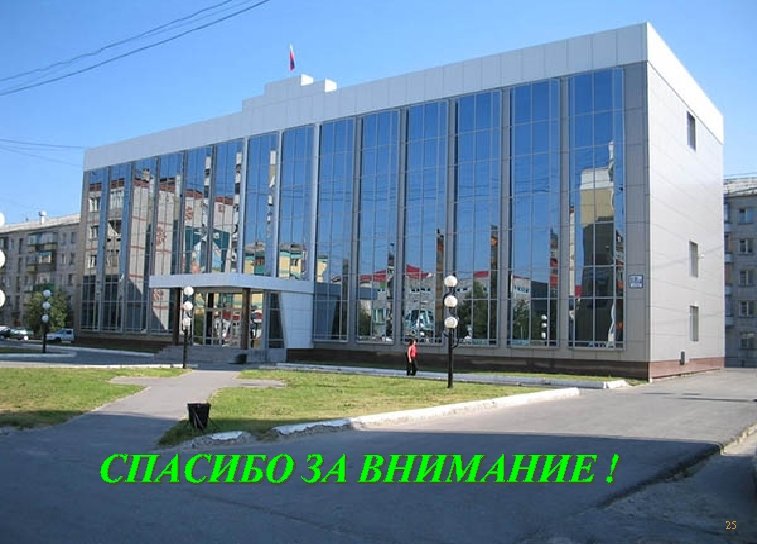 СПАСИБО ЗА ВНИМАНИЕ ! 25 